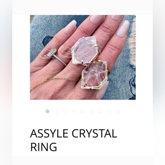 Barbara C. Pellegrino Assyle Crystal Ring - Picture 2 of 6